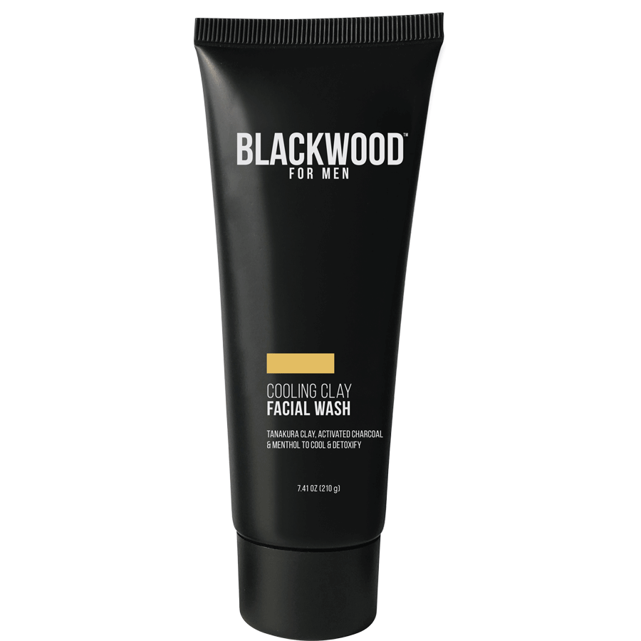 BLACKWOOD FOR MEN Cooling Clay Facial Wash, 7.41 Oz (210 g) - ADDROS.COM